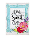 Evergreen- Home Sweet Home Frame Garden Flag