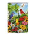 Evergreen- Jewels of summer garden flag