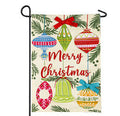 Evergreen- Merry Christmas Ornaments Garden Flag
