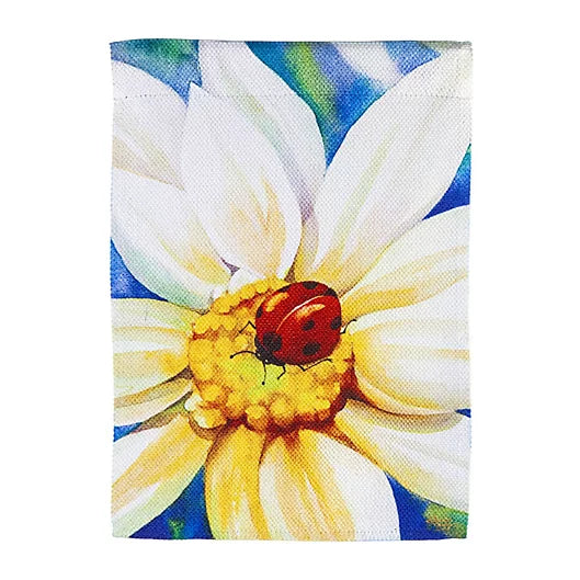 Evergreen- Morning daisies garden flag
