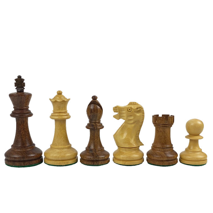 EXECUTIVE | Walnut & Maple Board with Notation | 50mm Squares