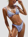 Filomela | Triangle Bikini with Printed