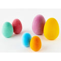 Flocked Hanging Egg Lg