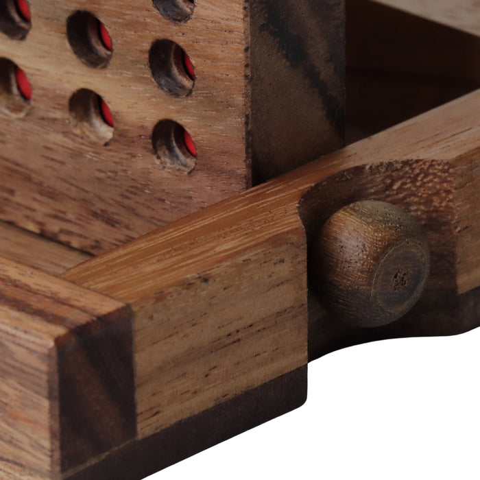 FOUR IN A ROW 2D | 16cm | Wood | Red & Blue balls