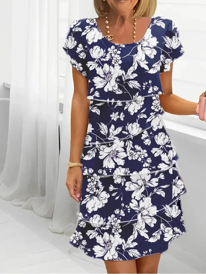 Francesca | Air Italian Midi Dress