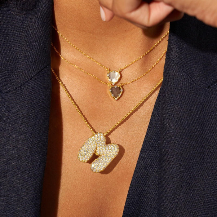 Frieda | Gold-Plated Chain with Organic Charm