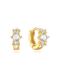 Frieda | Gold-Plated Delicate Earrings with Playful Touch