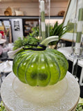 Frosted Glass Pumpkin