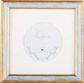 Galassi | Blue/Gold Florentine 2.75"x2.75" Circle Mat Picture Frame
