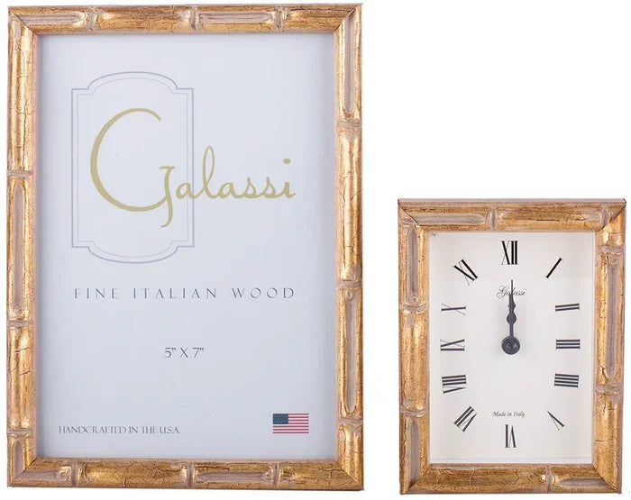 Galassi | Gold Bamboo 5x7 Picture Frame