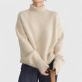Georgia | Jumper Fine Knit with Neckline High