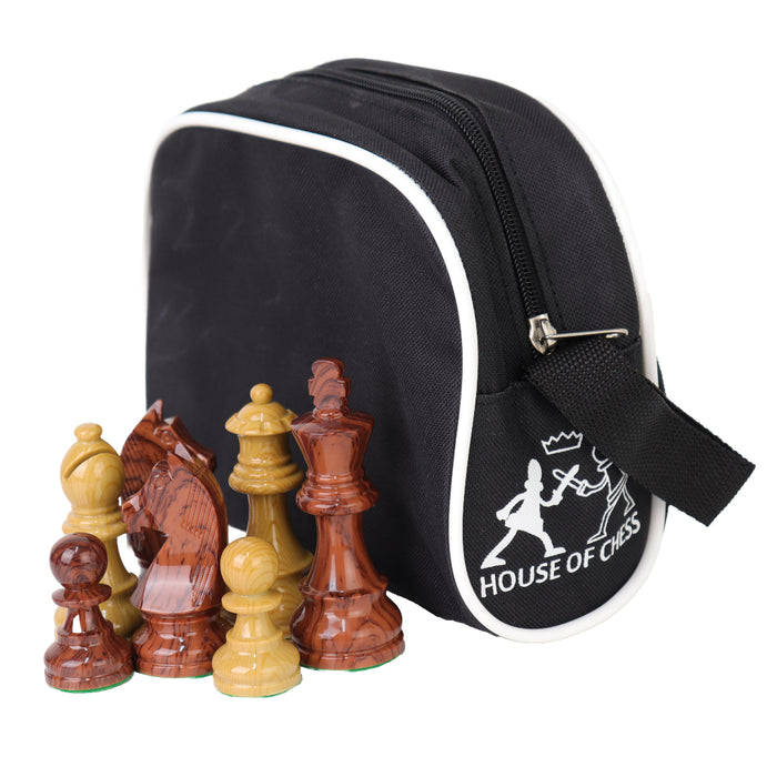 GERMAN KNIGHT | Hard Plastic | Oak & Walnut | 3.75” | 97mm | 910 grams