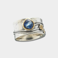 Gertrude | Meditation Ring with Precious Stones Czech