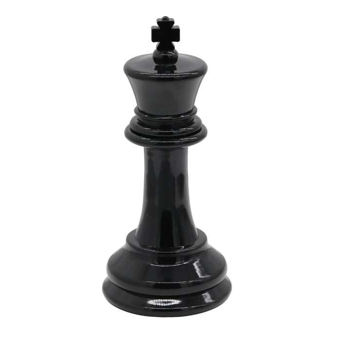 Giant plastic chess pieces 20cm black king