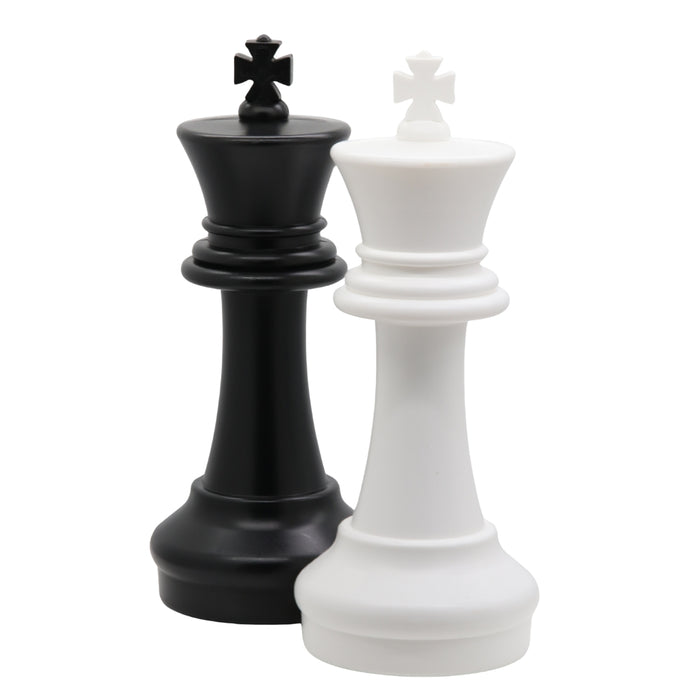Giant plastic chess pieces 40cm king Staunton style