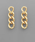 Gold Chain Earrings