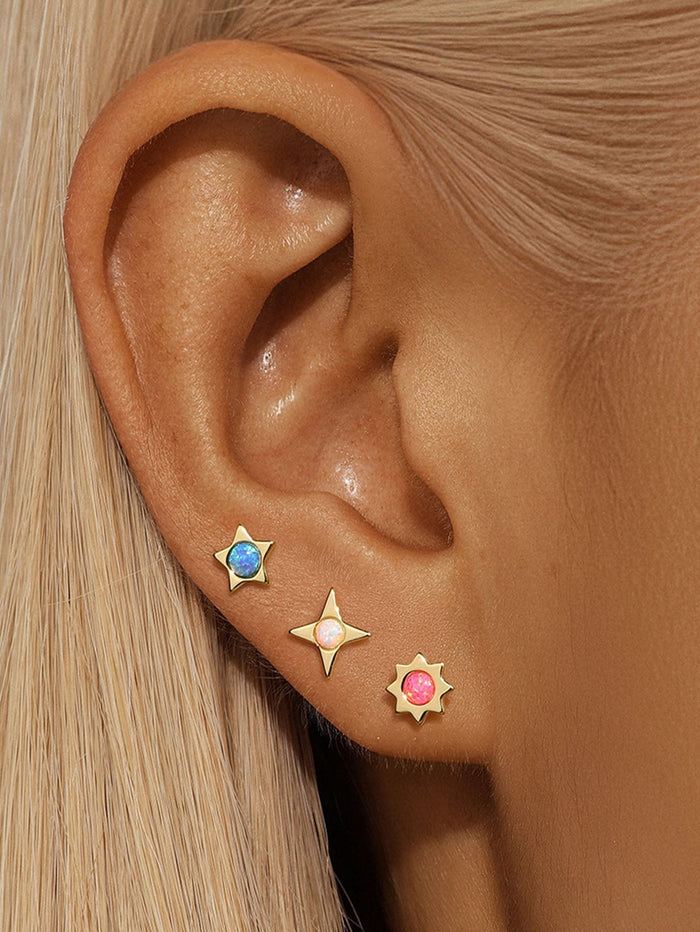 Celine | Gold-Plated Earrings with Filigree