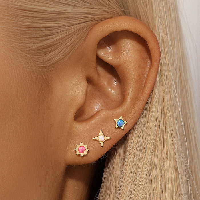 Celine | Gold-Plated Earrings with Filigree
