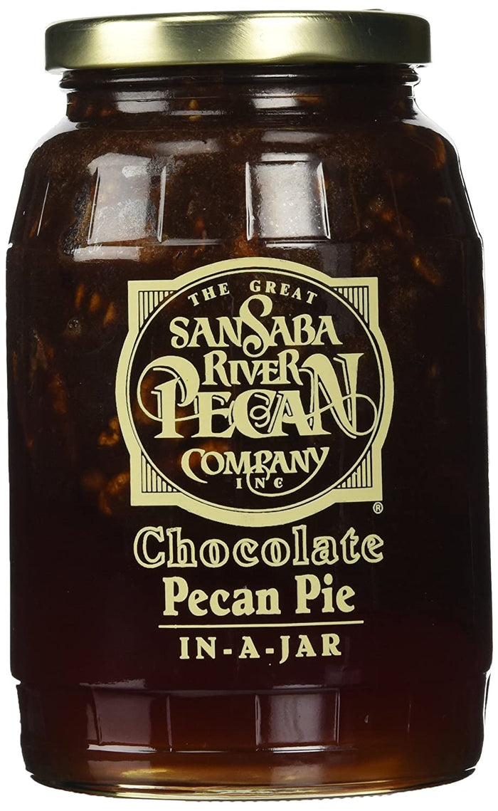Great San Saba River Pecan Co. | Chocolate Pecan Pie In A Jar