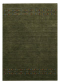 Green Contemporary Design Hand Loomed Wool Area Rug - The Rug Decor