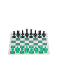 Green Vinyl Roll-Up Tournament Set | 50 mm Squares