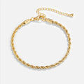 Greta | Gold-Plated Braided Elegant Bracelet