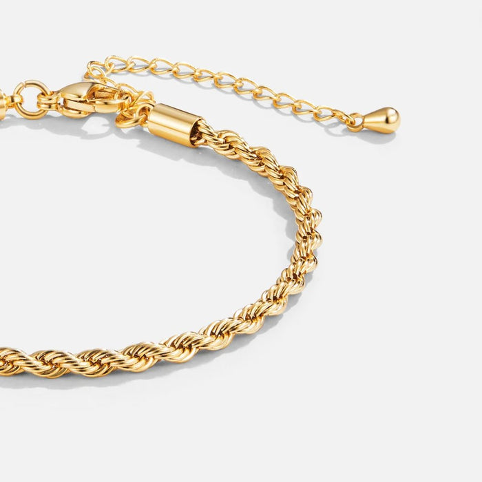 Greta | Gold-Plated Braided Elegant Bracelet