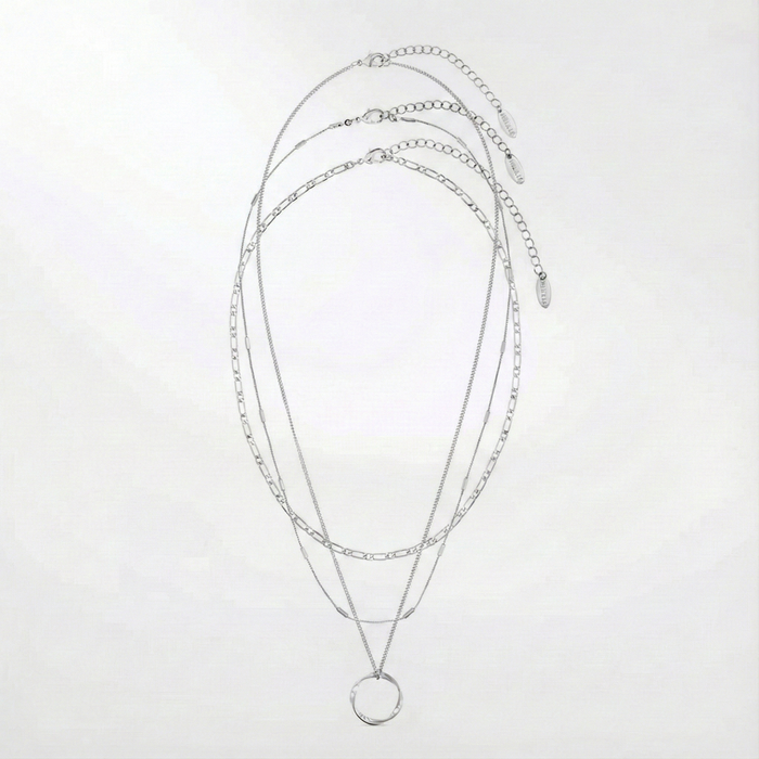Greta | Three Threads Open Necklace