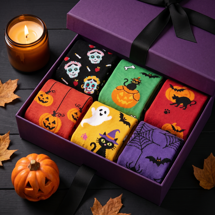 Haamu socks gift box with Halloween socks