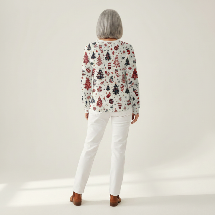 Halla - Nordic Christmas Waffle Henley