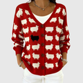 Hannele – Cozy Knit Cardigan with Buttons