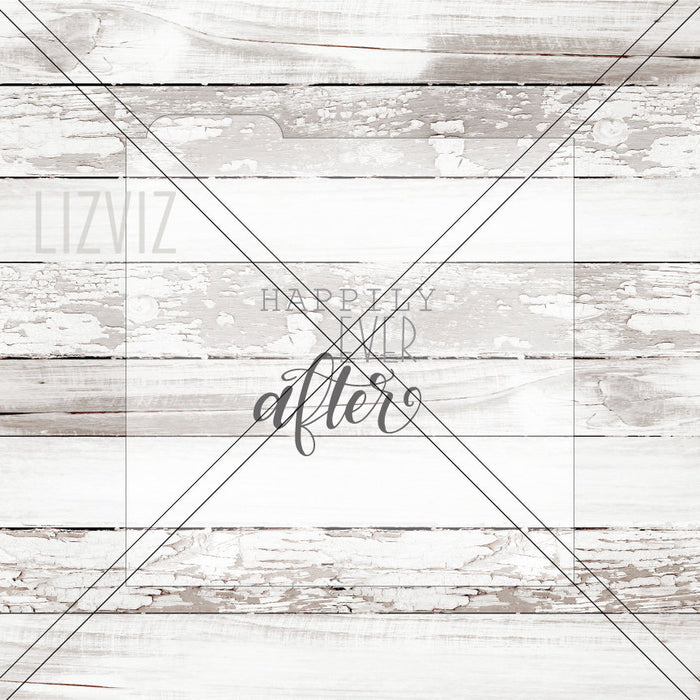 Happily Ever After Cookie Stencil.
