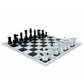 hardback folded black chess set for schools