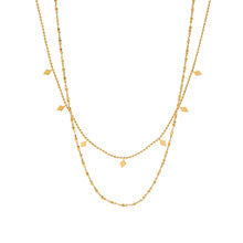 Helena | Gold-Plated Discreet Necklace with Geometric Charm