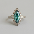 Helena | Ring with Decorative Emerald Settings