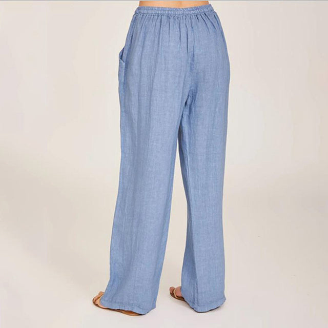 Heli - Wide-Leg Drawstring Trousers
