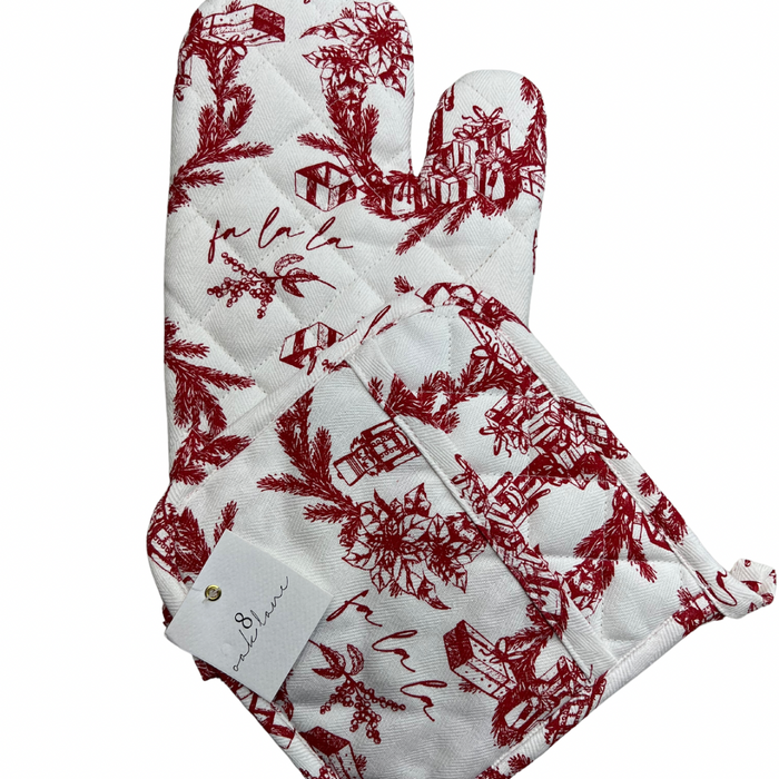 Holiday Oven Mitt Set
