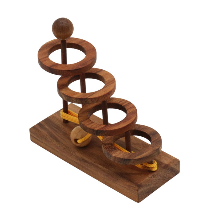 HOOP PUZZLE | Solid Wood & Rope