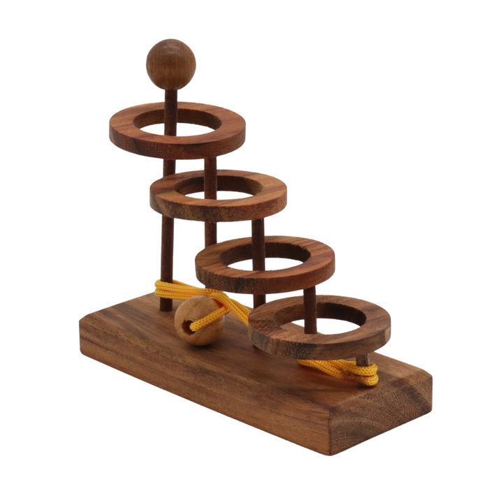 HOOP PUZZLE | Solid Wood & Rope
