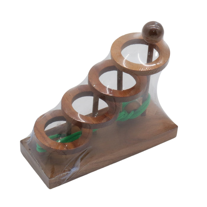 HOOP PUZZLE | Solid Wood & Rope