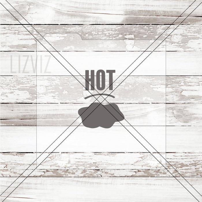 Hot Sauce Packet Cinco De Mayo Cookie Stencil.
