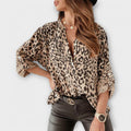 Iara | Modern Printed Leopard Print Blouse