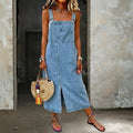 Iida - Relaxed Strappy Denim Dress