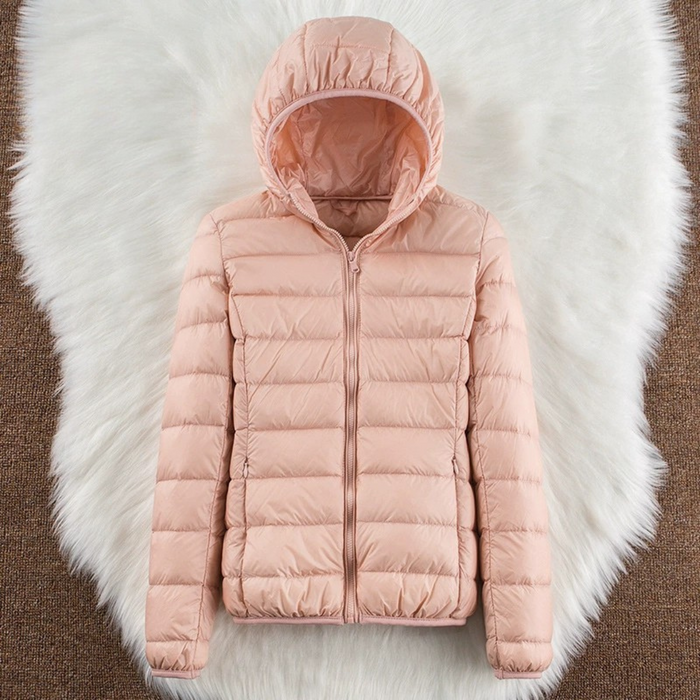 EMMA Ilona lightweight padded jacket in blush pink