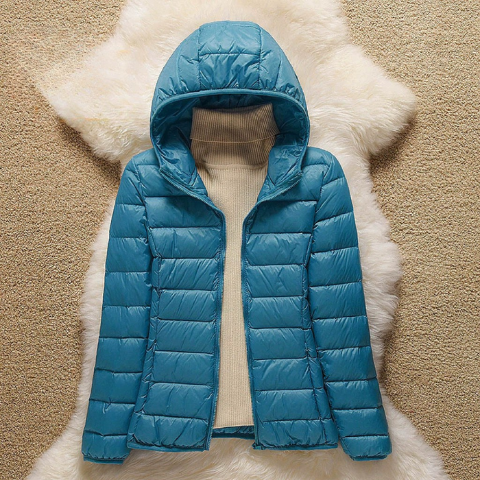 EMMA Ilona lightweight padded jacket in ocean blue