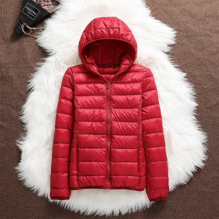 EMMA Ilona lightweight padded jacket in red