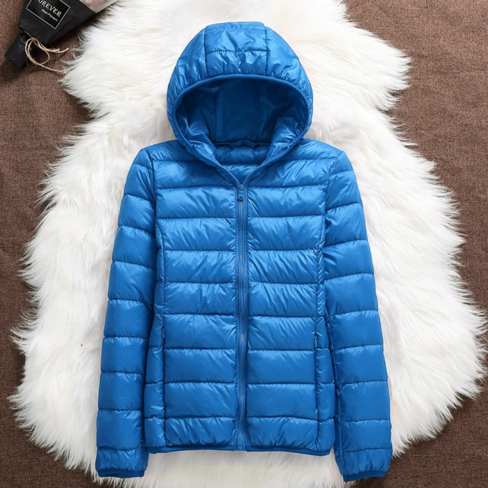 EMMA Ilona lightweight padded jacket in sky blue