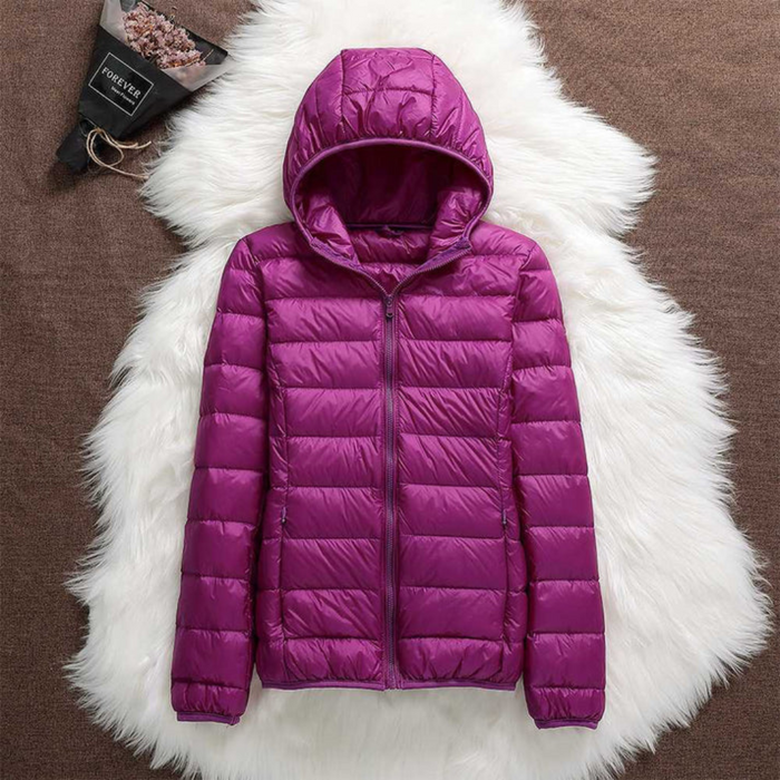 EMMA Ilona lightweight padded jacket in violet