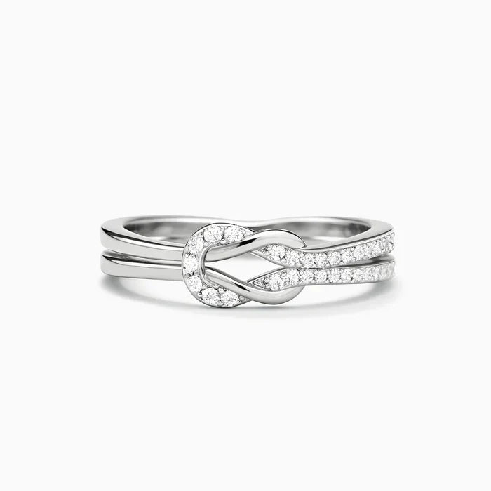 Inés | Silver Bow Ring