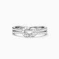 Inés | Silver Bow Ring